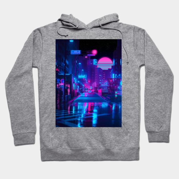 Night Lights Hoodie by funglazie